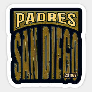 padres san diego Sticker